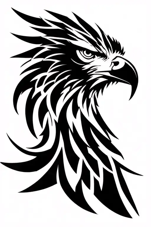 Cybersigilism Eagle Head