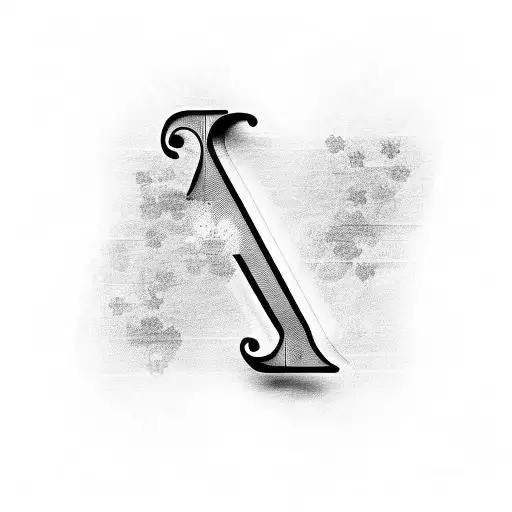 Letter A With Clover Leaf