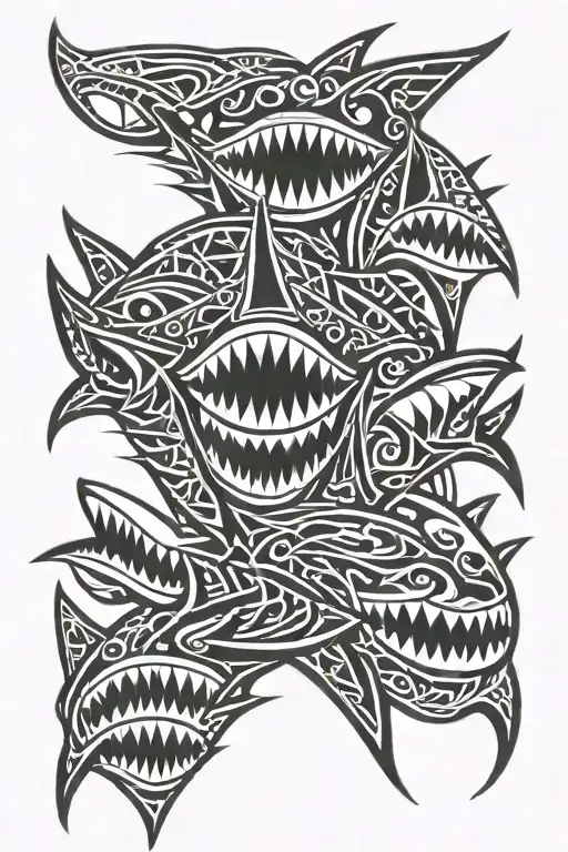 Arm Band Of Shark Teeth