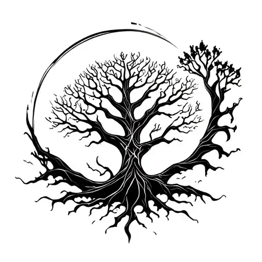 Alt North Ruens And Ygg Drasil Tree Surrounded