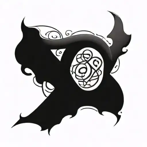 Name Written Along Infinity Symbol