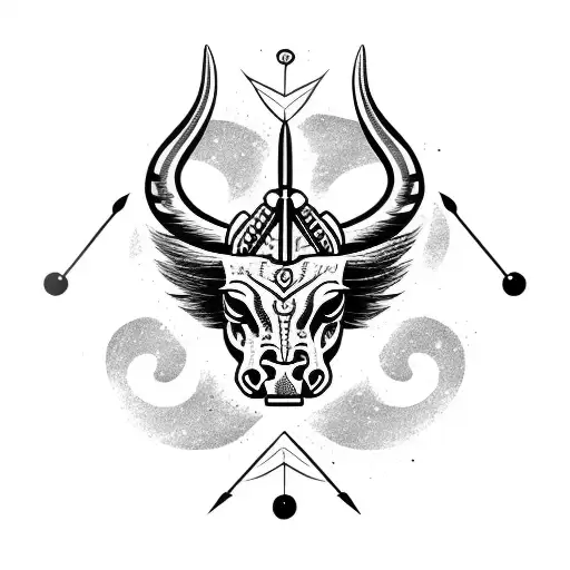 Sagittarius Symbol With Death