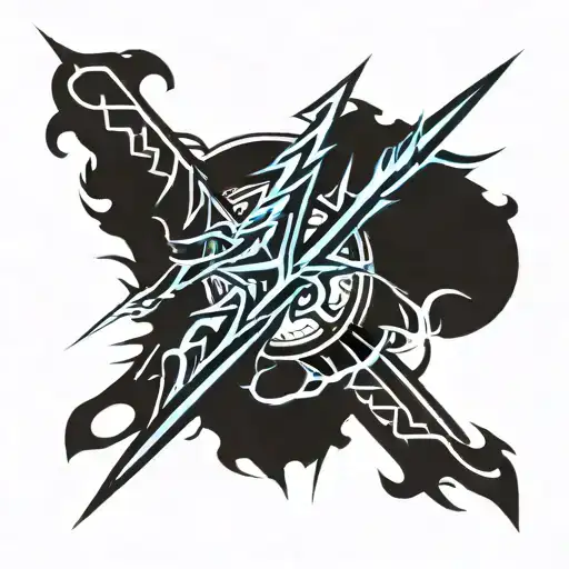 Blue Lightning Sword