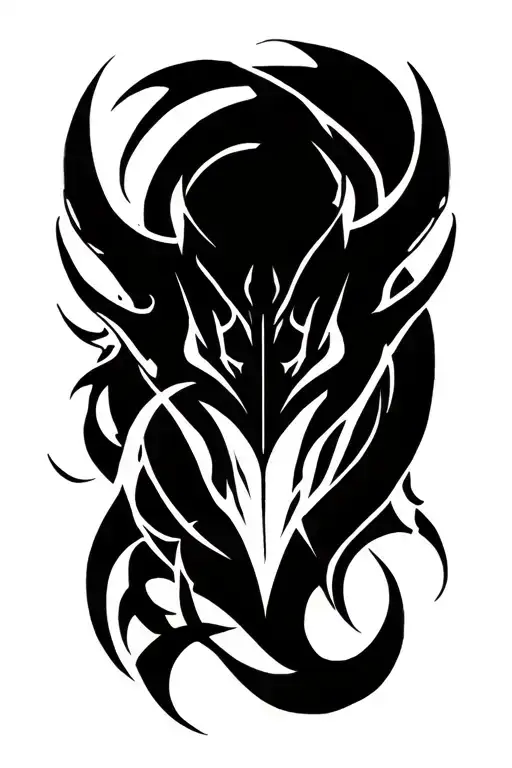 Devil Slayer Tattoo Sleeve