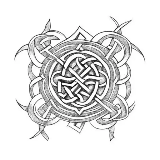 Jack Skelington Celtic Knot