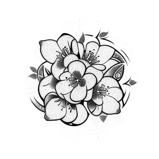 Cherry Blossom Bracelet Tatoo