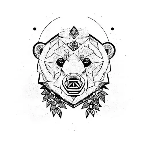 Bear Roses And Native Print