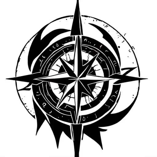 Stoic Virtues Compass