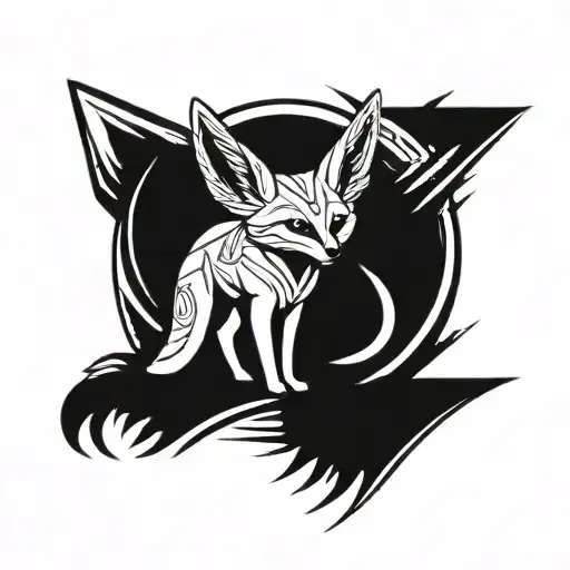 Fennec Fox Warrior