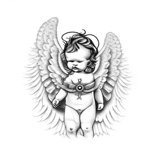 Baby Angel With Cloud