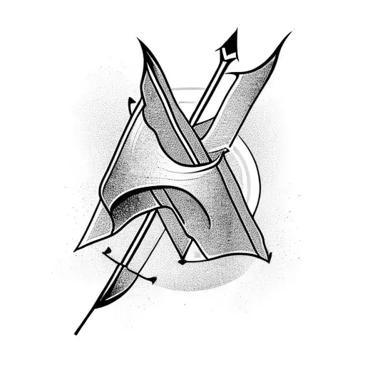 Arrow With Words No Pain In Vain