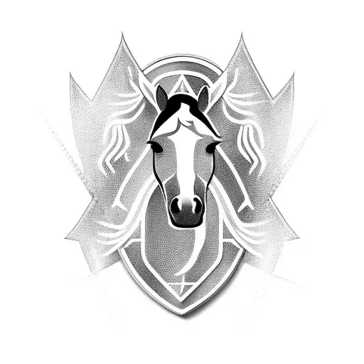 Horse In A Badge