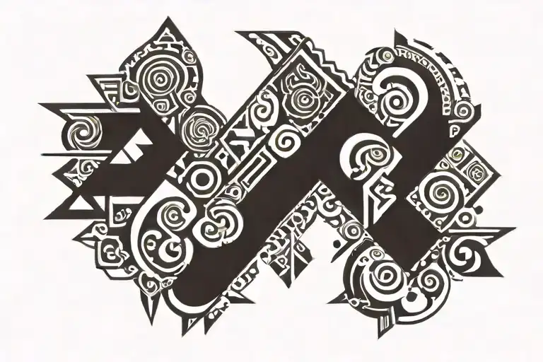 Brown Pride Aztec Symbols