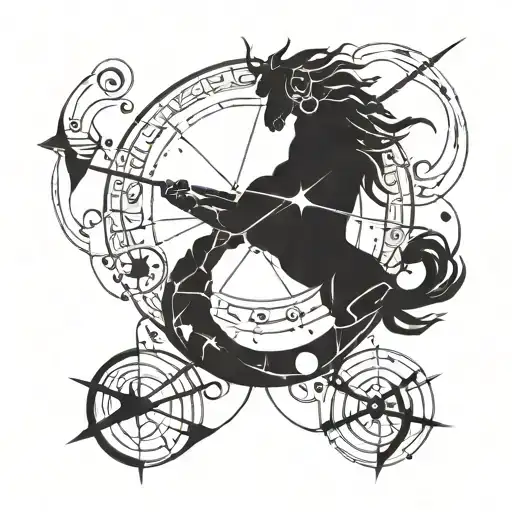 Tribal Sagittarius Constellation