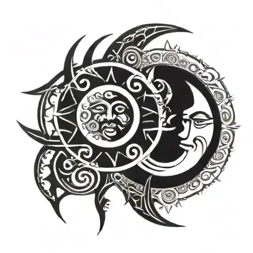 Separated Sun And Moon