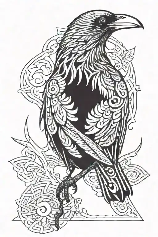 Sitting Crow