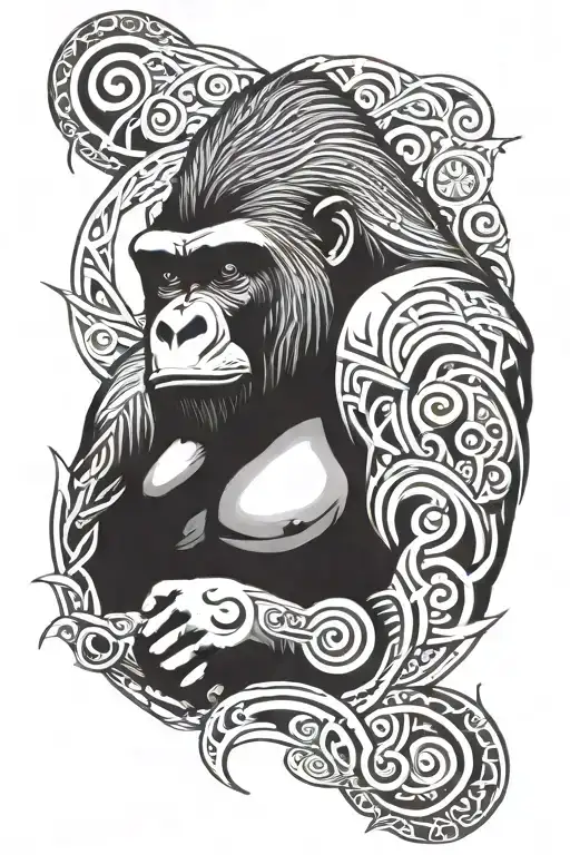 Gorilla Maori Style