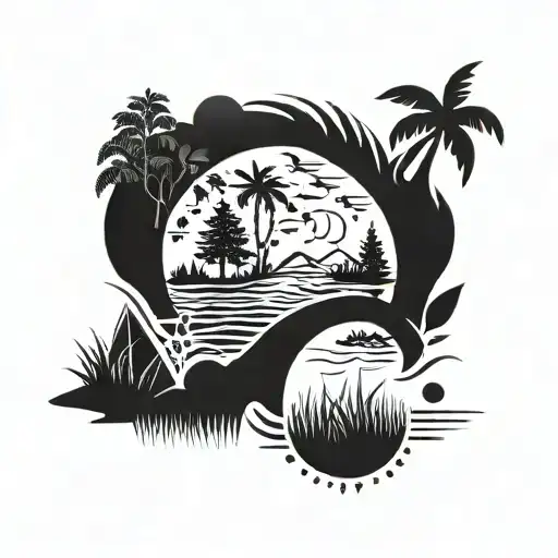 Ankle Tattoo Small Nature Themed