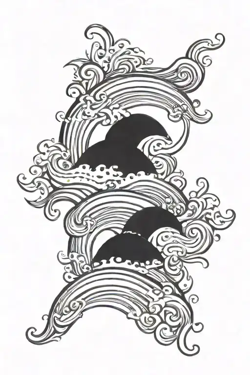 Water Waves Crashing