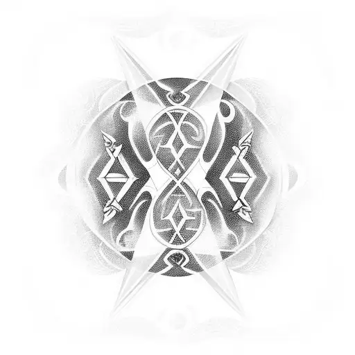 Hourglass In Triskele