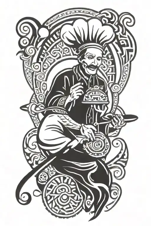 Chef And Macedonian Verginian Sun