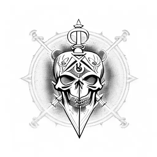 Freemason Skull And Bones