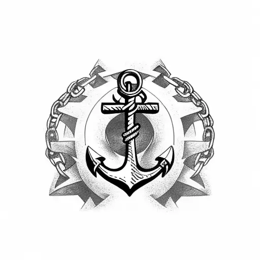 Anchor Locked In Chains