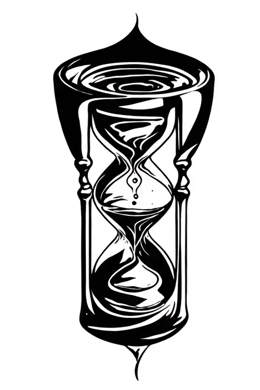 Hourglass Filled With Water