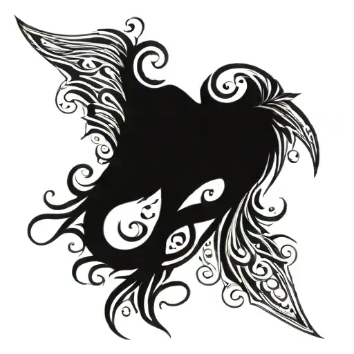 Angel And Demon Wing Attached