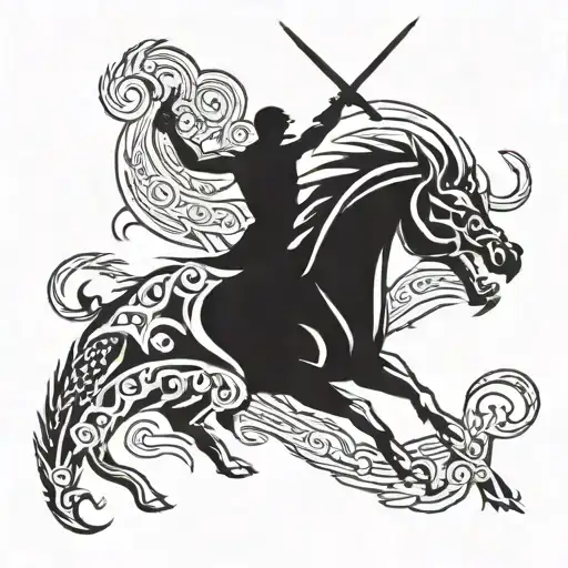 Saint George Killing A Dragon