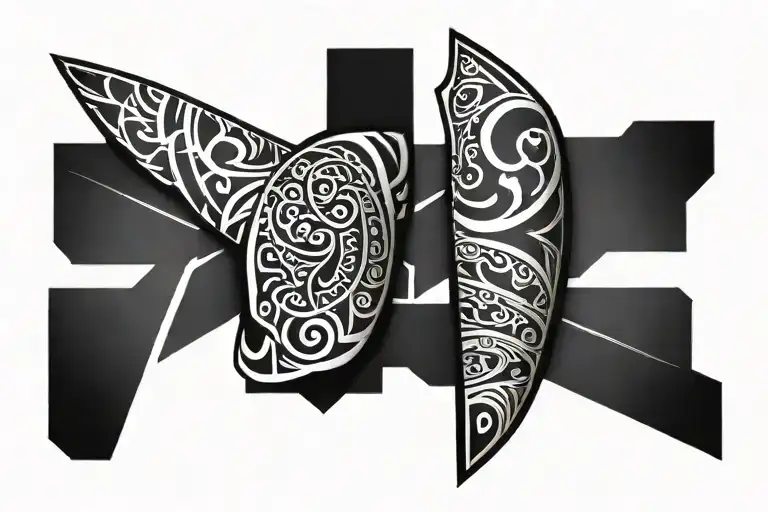 Band Tattoo Around The Bicep