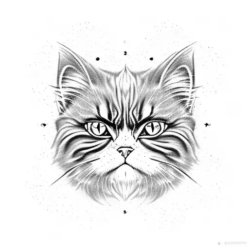 Red And Black Persian Cat