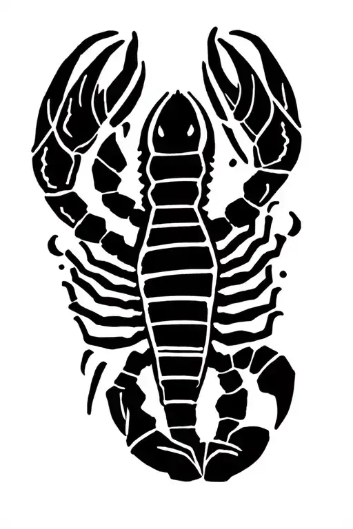 Calligraphy Scorpion Wearing We The People Posing