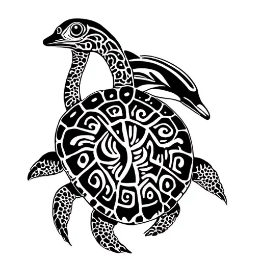 A Turtle Tells A Dodo And A Dolphin