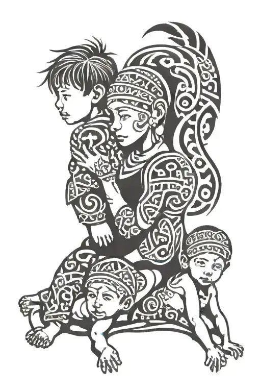 Children And Grandson