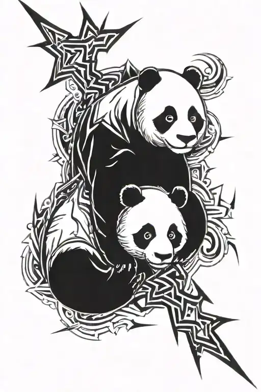 Panda Z Shaped Lightning