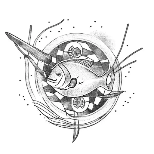 Fish Pedaling Bicycle Minimal