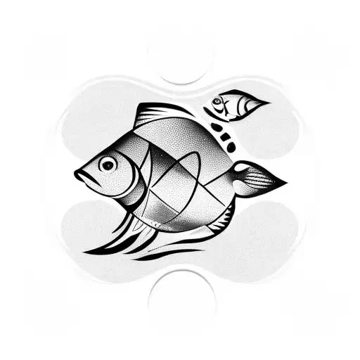 Minimal Fish Pedaling Bicycle Geometric