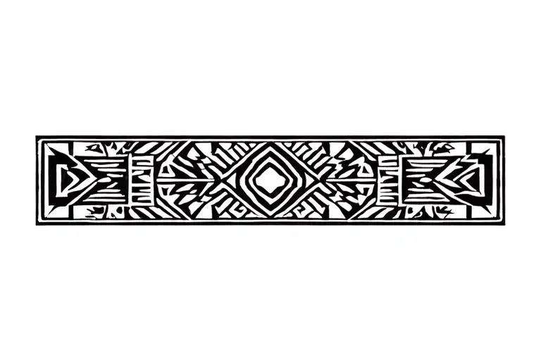 Aztecaa Warrior Design Tribal Patterns Inspired