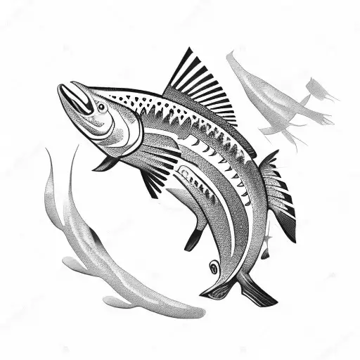 Salmon & Native American Simple