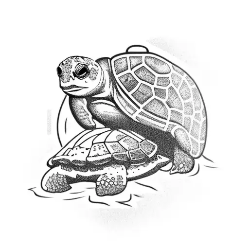 Turtle Smoking Joints With A Cap