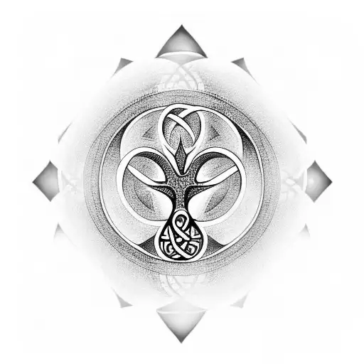 Tree Of Life Triquetra