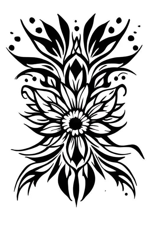 Tribal Floral Patterns