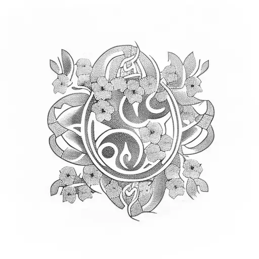 A Vine With Small Purple Flowers