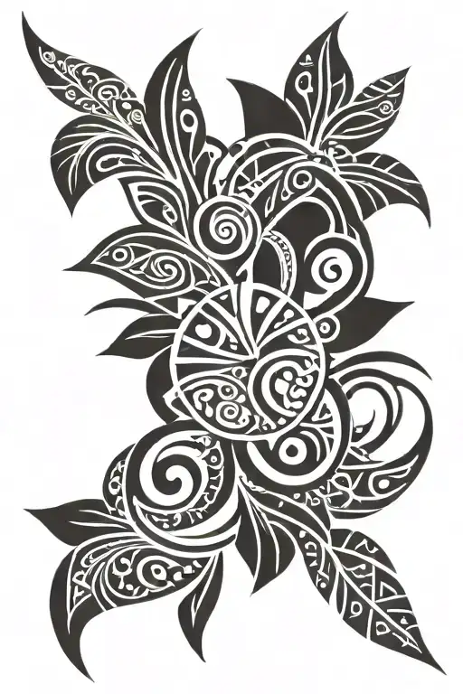 Hawaiian Polynesian Phillipine Tribal