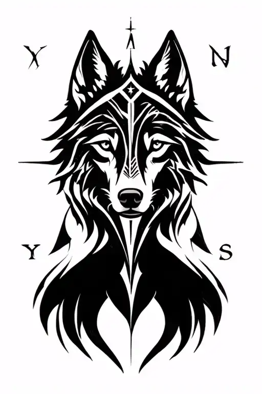 Wolf And Compass And First Names My Children