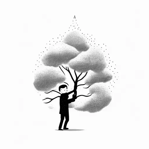 Kid Hugging A Tree Like If This Tree Simbolize The Genealogic Tree