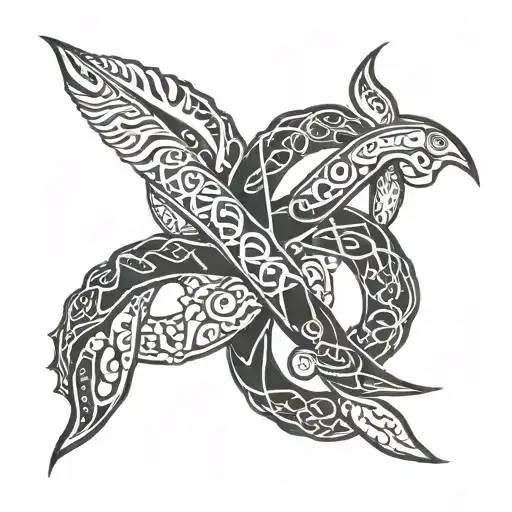 Cancer Zodiac Infinity Symbol Intertwined