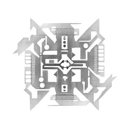 Cyberpunk Chip Circuit