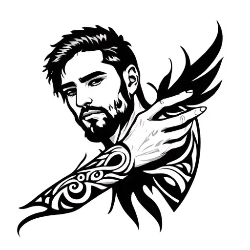 Addiction Recovery For Male Forearm